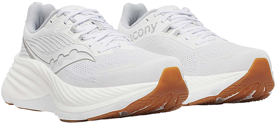 Кроссовки мужские Saucony Hurricane 24 White/Silver - Фото 6 большая