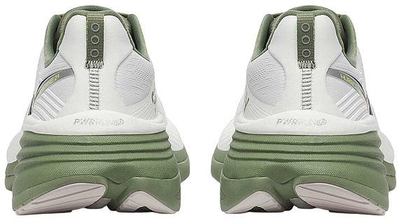 Кроссовки мужские Saucony Hurricane 24 White/Olivine - Фото 4 большая