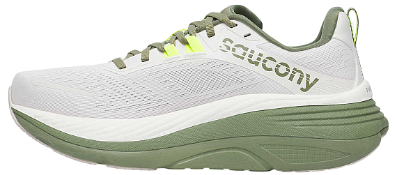 Кроссовки мужские Saucony Hurricane 24 White/Olivine - Фото 5 большая