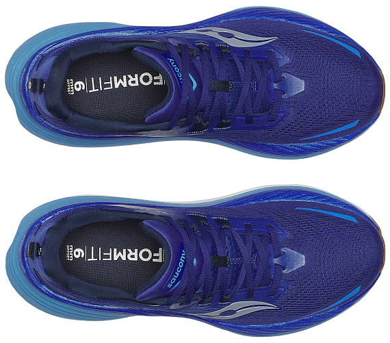 Кроссовки мужские Saucony Hurricane 24 Azurite - Фото 3 большая