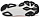 Кроссовки мужские Saucony Hurricane 24 Pepper/Black - Фото 3 малая