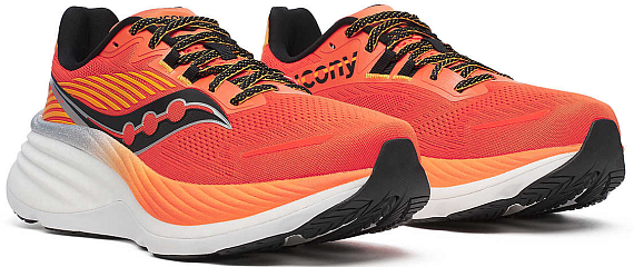 Кроссовки мужские Saucony Hurricane 24 Pepper/Black - Фото 6 большая