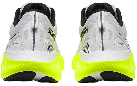 Кроссовки мужские Saucony Triumph 22 White/Citron - Фото 4 большая