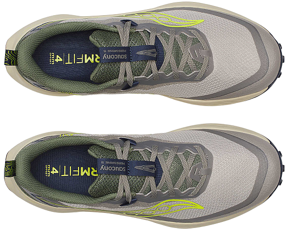 Кроссовки мужские Saucony Peregrine 15 Ridge/Olivine - Фото 3 большая