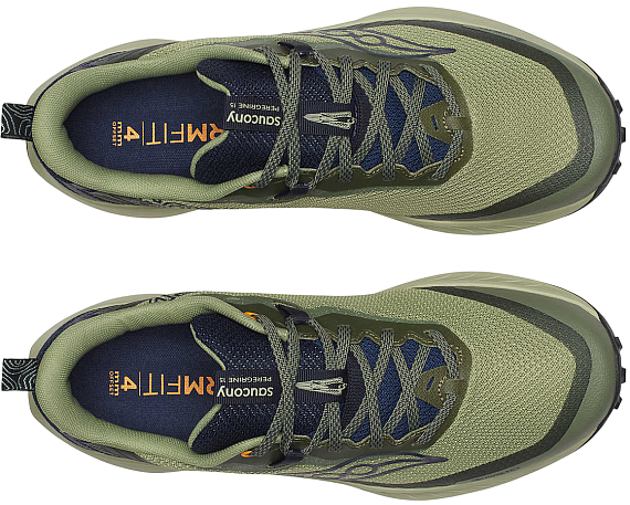 Кроссовки мужские Saucony Peregrine 15 Gtx Hemlock/Navy - Фото 5 большая