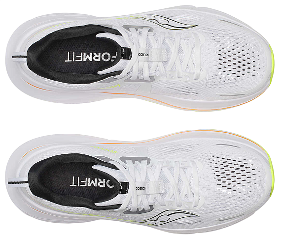 Кроссовки мужские Saucony Guide 18 White/Peel - Фото 4 большая