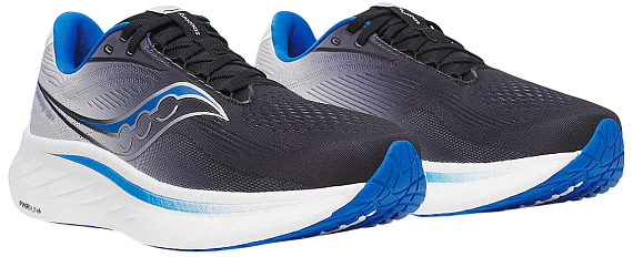 Кроссовки мужские Saucony Ride 18 Black/Skydiver - Фото 6 большая