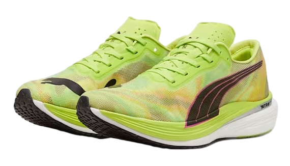 Кроссовки мужские Puma Deviate Nitro Elite 2 Lime Pow/Black/Poison Pink - Фото 3 большая