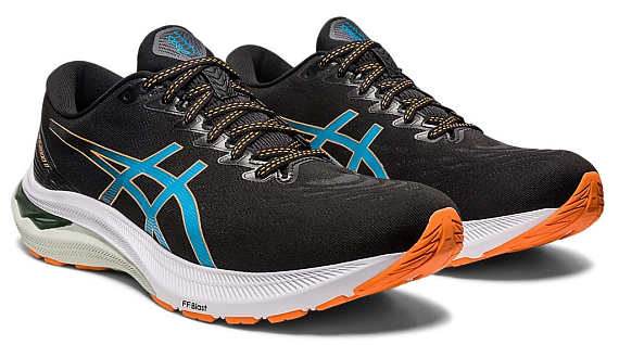 Кроссовки мужские ASICS GT-2000 11 Black/Sun Peach - Фото 2 большая