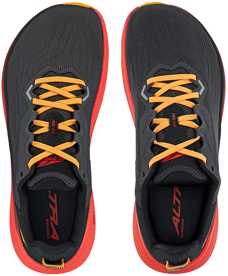 Кроссовки мужские Altra Fwd Via Black/Orange - Фото 4 большая