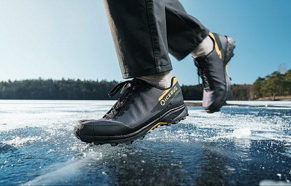 Кроссовки мужские Icebug Pytho6 Bugrip Black - Фото 8 большая