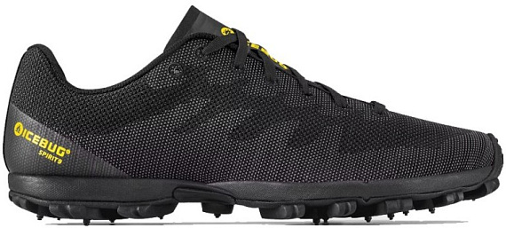 Кроссовки мужские Icebug Spirit9 Olx Black/Lemon - Фото 1 большая