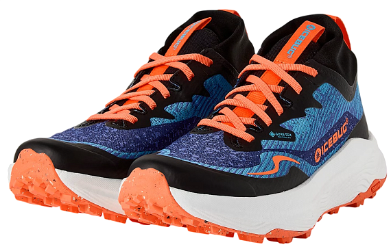Кроссовки мужские Icebug Jarv Gaiter Rb9X Gtx Ice Blue/Orange - Фото 5 большая
