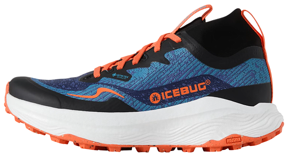 Кроссовки мужские Icebug Jarv Gaiter Rb9X Gtx Ice Blue/Orange - Фото 6 большая