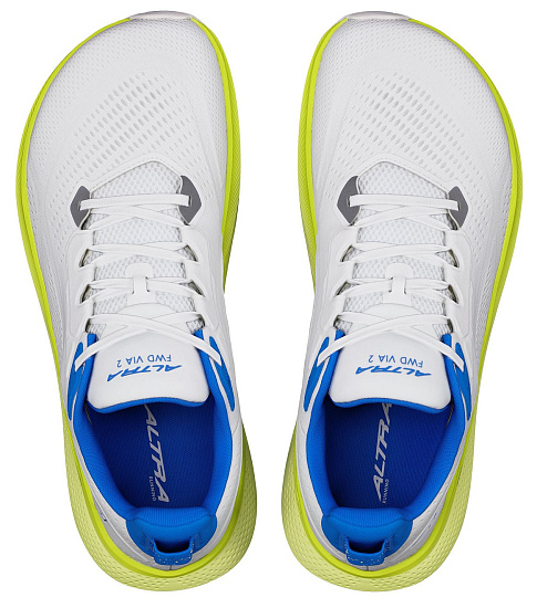 Кроссовки мужские Altra Fwd Via 2 White/Lime - Фото 4 большая