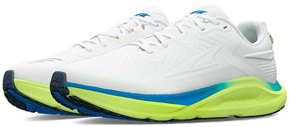 Кроссовки мужские Altra Paradigm 8 White/Lime - Фото 5 большая