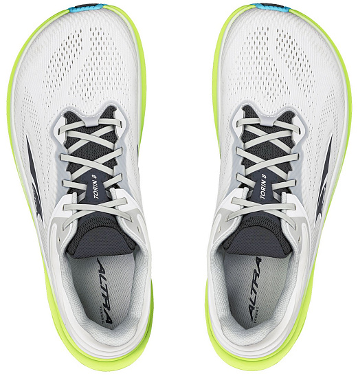 Кроссовки мужские Altra Torin 8 White/Lime - Фото 4 большая