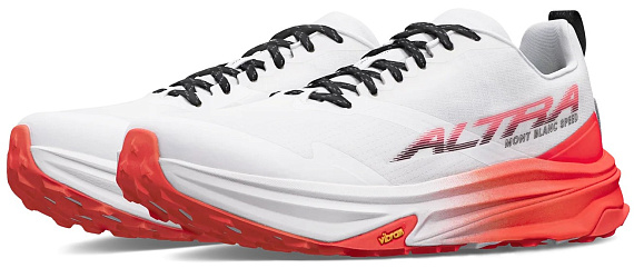 Кроссовки мужские Altra Mont Blanc Speed White/Red - Фото 3 большая