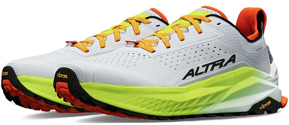 Кроссовки мужские Altra Olympus 6 Gray/Lime - Фото 2 большая