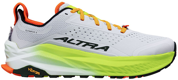 Кроссовки мужские Altra Olympus 6 Gray/Lime - Фото 1 большая