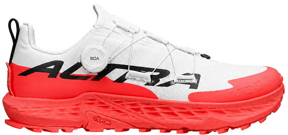 Кроссовки мужские Altra Timp 5 Boa White/Red - Фото 1 большая