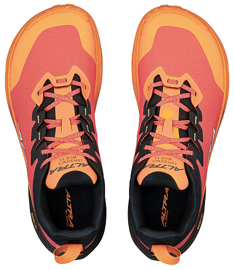 Кроссовки мужские Altra Experience Wild 3+ Black/Orange - Фото 4 большая
