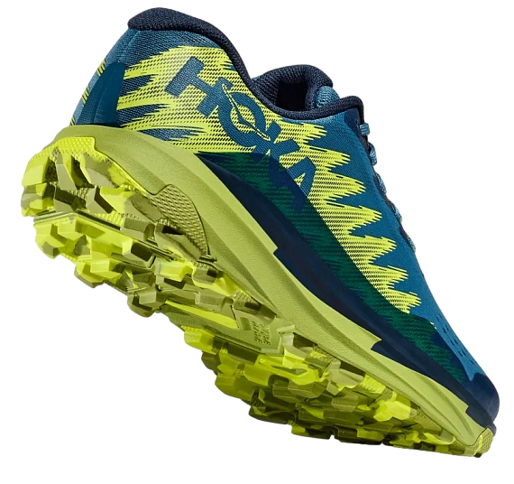 Кроссовки мужские Hoka Torrent 3 Bluesteel/Dark Citron - Фото 4 большая