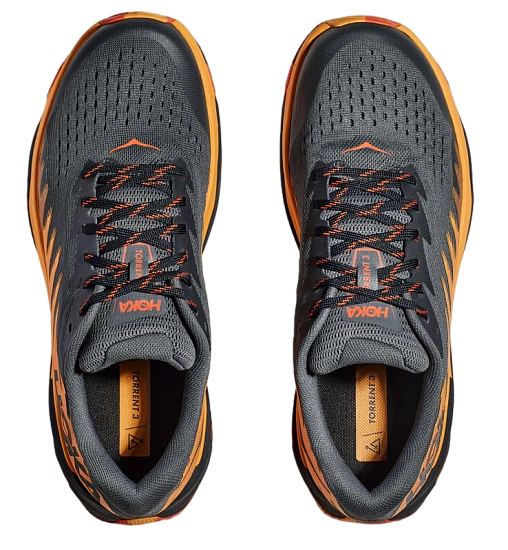 Кроссовки мужские Hoka Torrent 3 Castlerock/Sherbet - Фото 2 большая