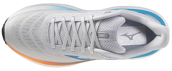 Кроссовки мужские Mizuno Wave Sky 9 Cloudscape/Blue Jewel/Lava Ora - Фото 5 большая