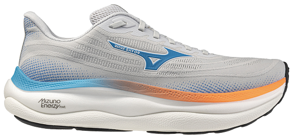 Кроссовки мужские Mizuno Wave Sky 9 Cloudscape/Blue Jewel/Lava Ora - Фото 1 большая