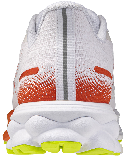 Кроссовки мужские Mizuno Wave Skyrise 7 White/Orange.com/Evening Primr - Фото 5 большая