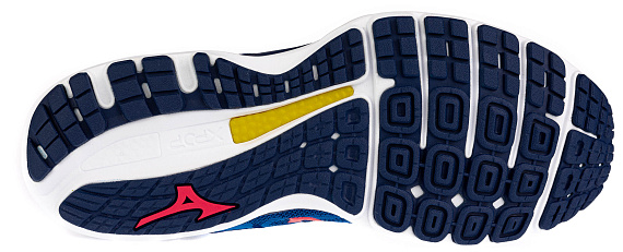 Кроссовки мужские Mizuno Wave Sky 4 Син/Роз/Син - Фото 2 большая