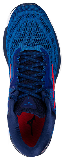 Кроссовки мужские Mizuno Wave Sky 4 Син/Роз/Син - Фото 4 большая