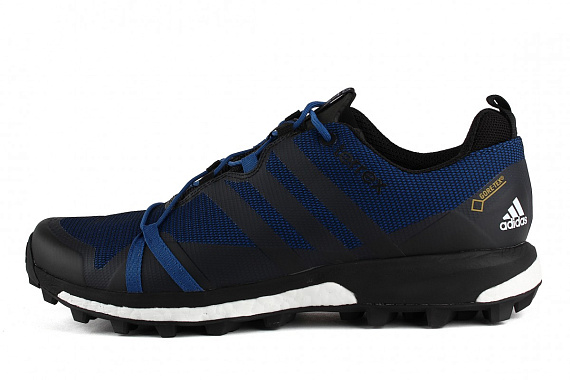 Кроссовки мужские Adidas Terrex Agravic GTX Blue/Black/White - Фото 1 большая