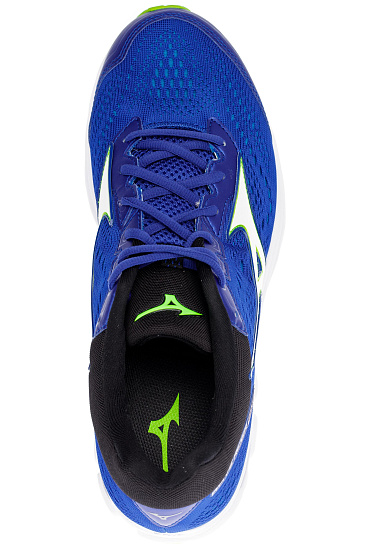 Кроссовки мужские Mizuno Wave Rider 22 Surf The Web/White/Green Gecko - Фото 3 большая