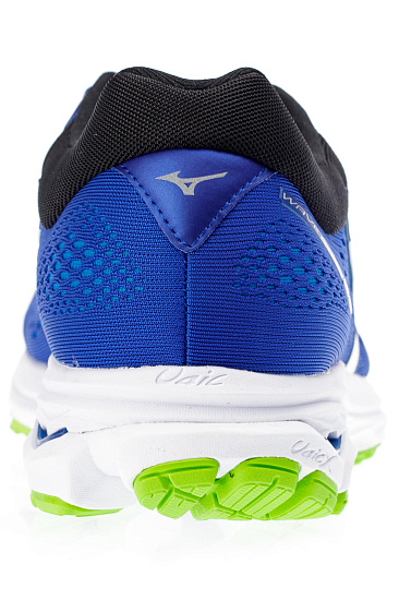 Кроссовки мужские Mizuno Wave Rider 22 Surf The Web/White/Green Gecko - Фото 4 большая