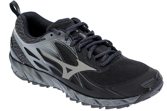 Кроссовки мужские Mizuno Wave Ibuki GTX Black/Metallic Shadow/Dark Shadow - Фото 5 большая