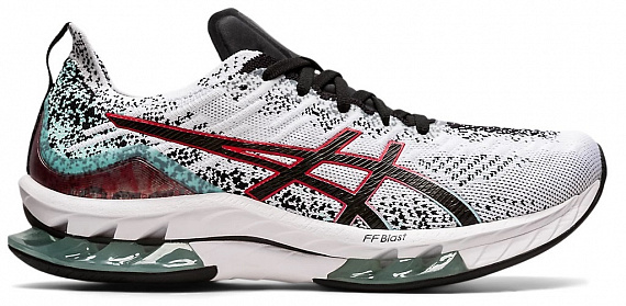 Кроссовки мужские ASICS Gel-Kinsei Blast White/Black - Фото 1 большая
