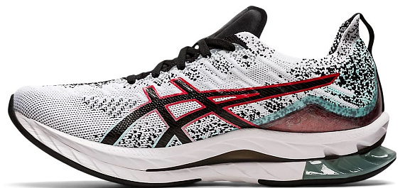 Кроссовки мужские ASICS Gel-Kinsei Blast White/Black - Фото 4 большая