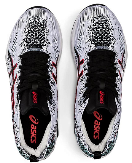 Кроссовки мужские ASICS Gel-Kinsei Blast White/Black - Фото 6 большая