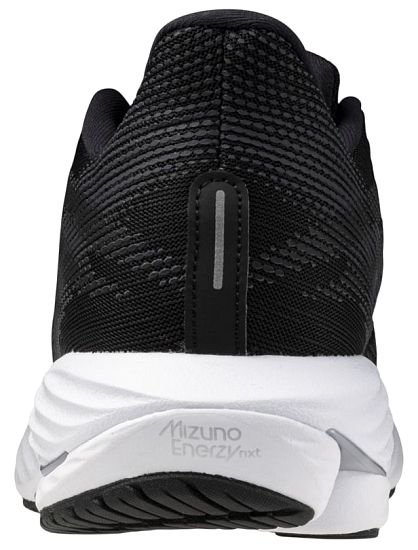 Кроссовки мужские Mizuno Wave Rider 28 Black/Silver/Ebony - Фото 5 большая