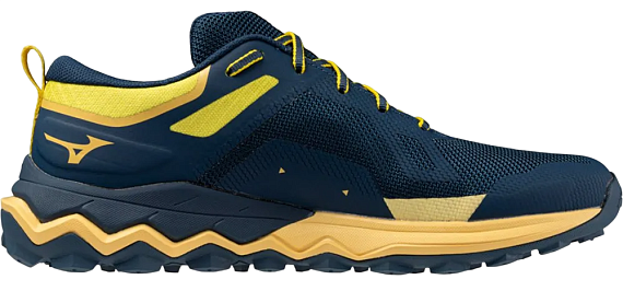 Кроссовки мужские Mizuno Wave Ibuki 4 Blue Wing Teal/Flax/Quince - Фото 3 большая