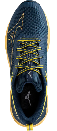 Кроссовки мужские Mizuno Wave Ibuki 4 Blue Wing Teal/Flax/Quince - Фото 5 большая
