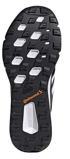 Кроссовки мужские Adidas Terrex Two Boa Core Black/Crystal White/Solar Yellow - Фото 9 большая