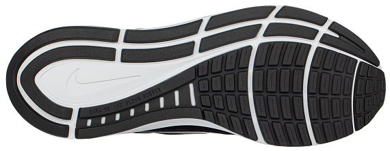 Кроссовки мужские Nike Air Zoom Structure 24 Black - Фото 4 большая