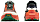 Кроссовки мужские Kailas Fuga Ex330 Orange/Original/Navy Blue - Фото 5 малая