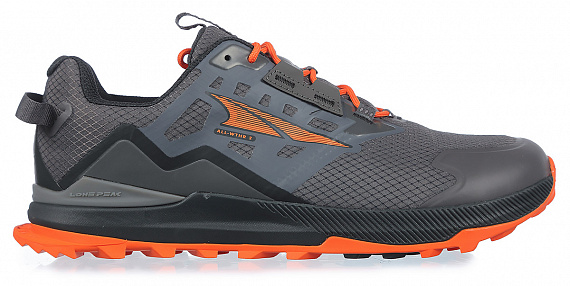 Кроссовки мужские Altra Lone Peak All-Wthr Low 2 Gray/Orange - Фото 1 большая