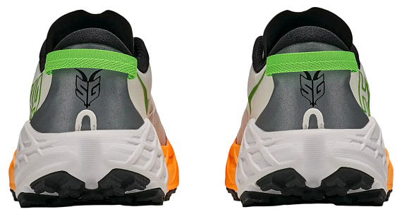Кроссовки мужские Hoka Speedgoat 7 Frost/Neon Tangerine - Фото 4 большая