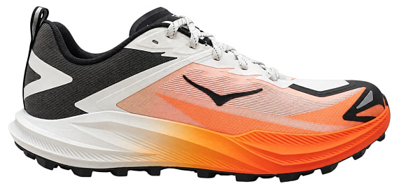 Кроссовки мужские Hoka Zinal 3 Frost/Neon Tangerine - Фото 2 большая