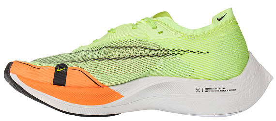 Кроссовки мужские Nike ZoomX Vaporfly Next% 2 Barely Volt/Hyper Orange/Volt/Black - Фото 5 большая